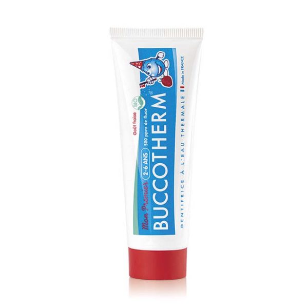 BUCCOTHERM® „My First“ - Kinder-Zahnpasta / -Zahngel (2-6 Jahre) ERDBEERE 50 ml