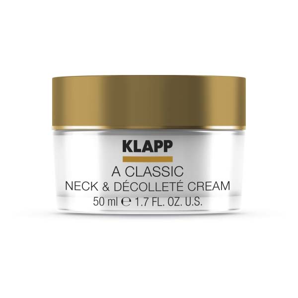klapp a classic neck décolleté cream