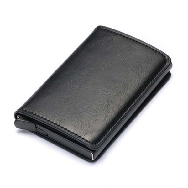 Porte cartes protection RFID, simple noir