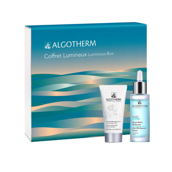 Algotherm coffret Lumineux (sérum hydratant + masque relaxant yeux)